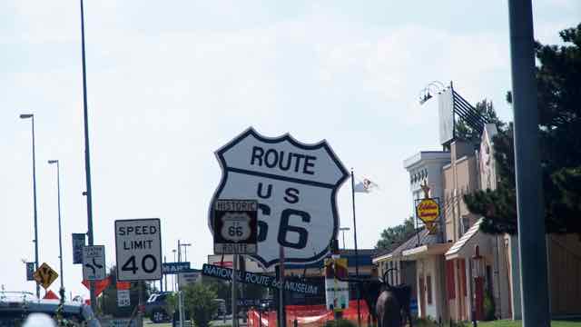 Elk City an der Route 66
